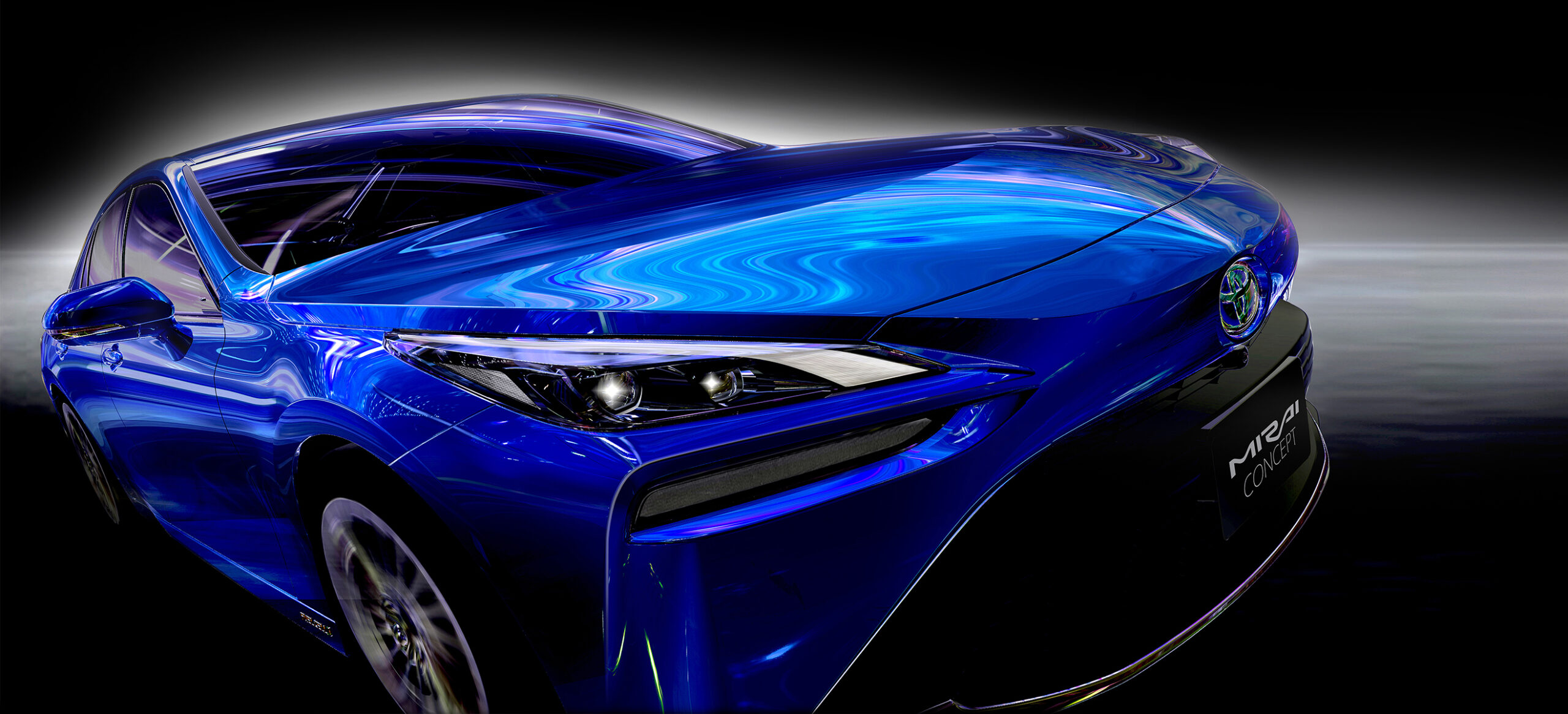 2021 Toyota Mirai Hydrogen Sedan in blue
